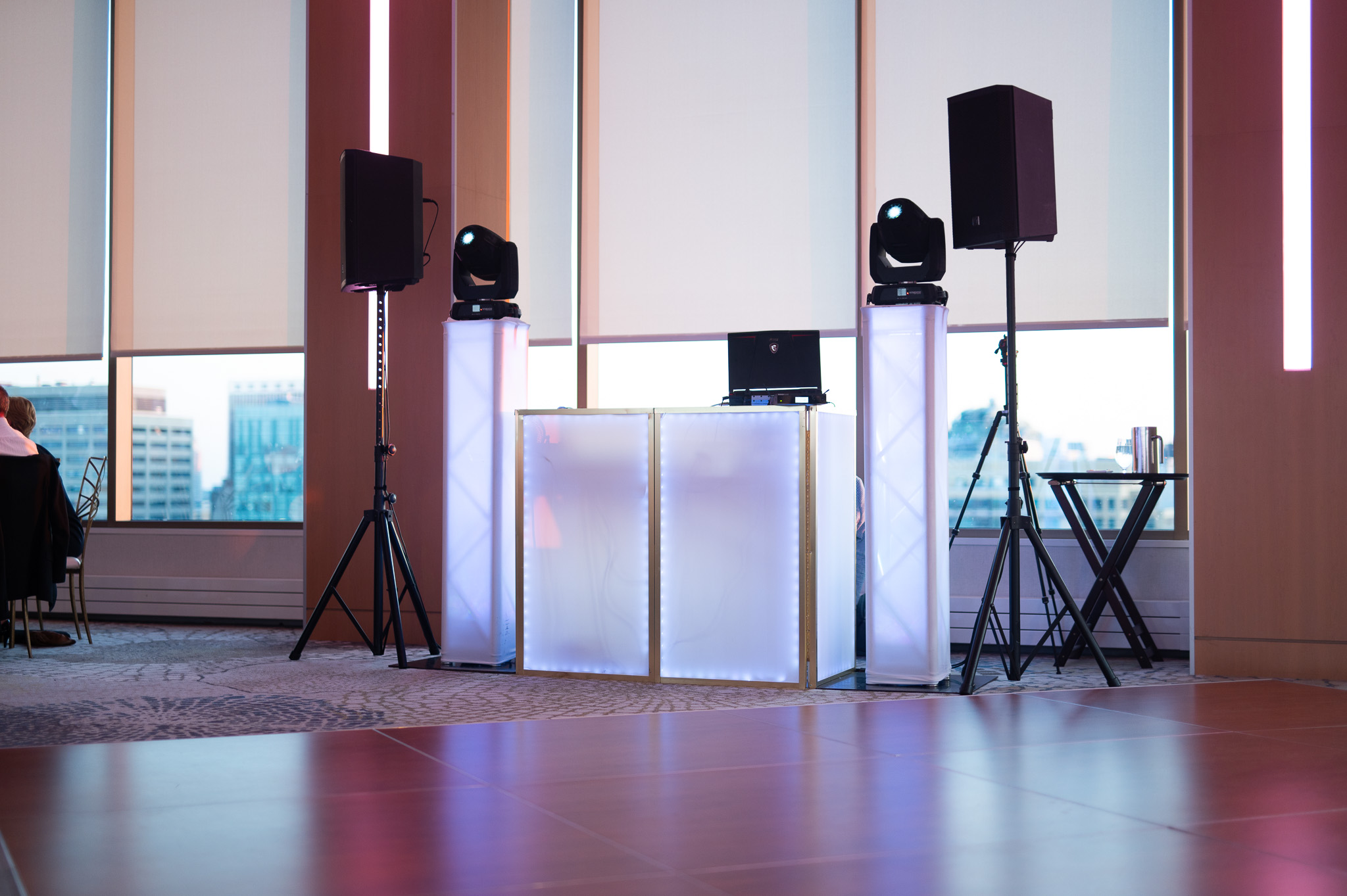 Birdsong Entertainment DJ setup